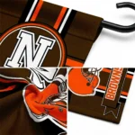 Cleveland Browns Garden Flag Custom Circle Medallion Brown Best Selling