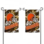 Cleveland Browns Garden Flag Customized Glowing Star Brown Best Selling
