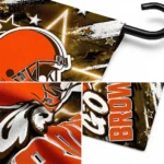 Cleveland Browns Garden Flag Customized Glowing Star Brown Best Selling