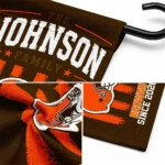 Cleveland Browns Garden Flag Personalized Distressed Stripes Brown Best Selling