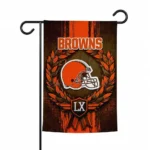 Cleveland Browns Garden Flag Personalized Laurel Wreath Brown Best Selling