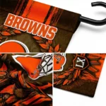 Cleveland Browns Garden Flag Personalized Laurel Wreath Brown Best Selling