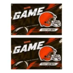 Cleveland Browns House Flag Customized Action Streaks Brown Best Selling