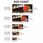 Cleveland Browns House Flag Customized Action Streaks Brown Best Selling