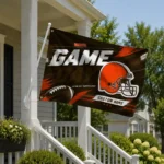 Cleveland Browns House Flag Customized Action Streaks Brown Best Selling