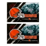 Cleveland Browns House Flag Customized Diagonal Stripes Brown Best Selling