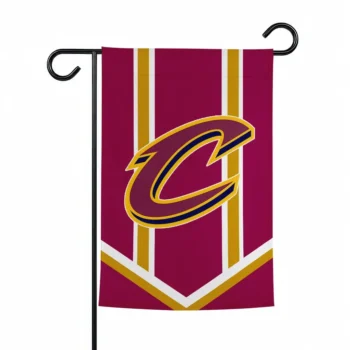 Cleveland Cavaliers Garden Flag Custom Chevron Stripes Wine Best Selling