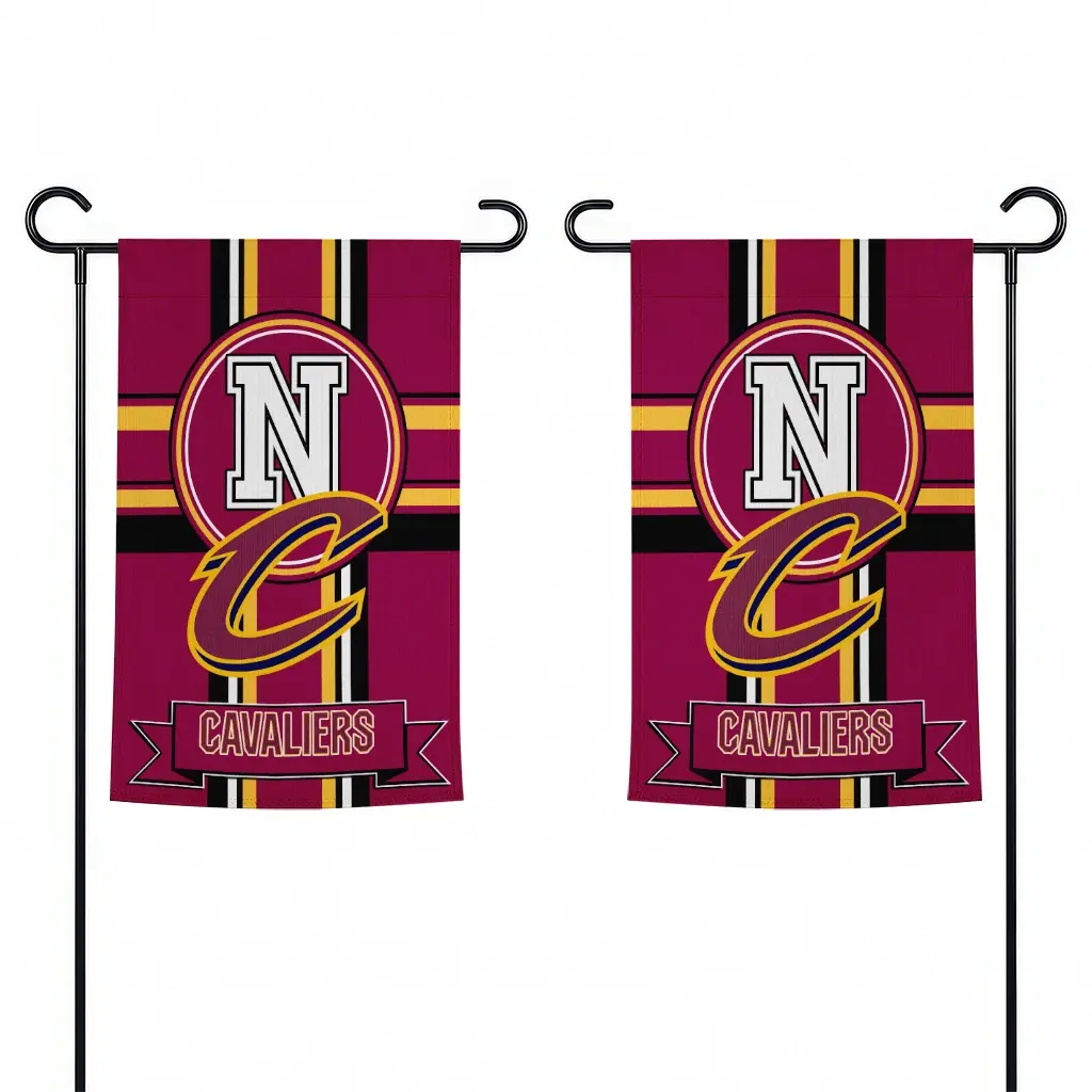 Cleveland Cavaliers Garden Flag Custom Circle Medallion Wine Fashion Forward Cleveland Cavaliers Garden Flag Custom Circle Medallion Wine Fashion Forward