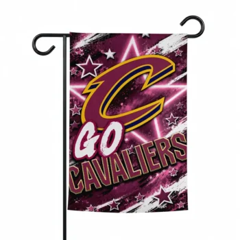 Cleveland Cavaliers Garden Flag Customized Glowing Star Wine Best Selling