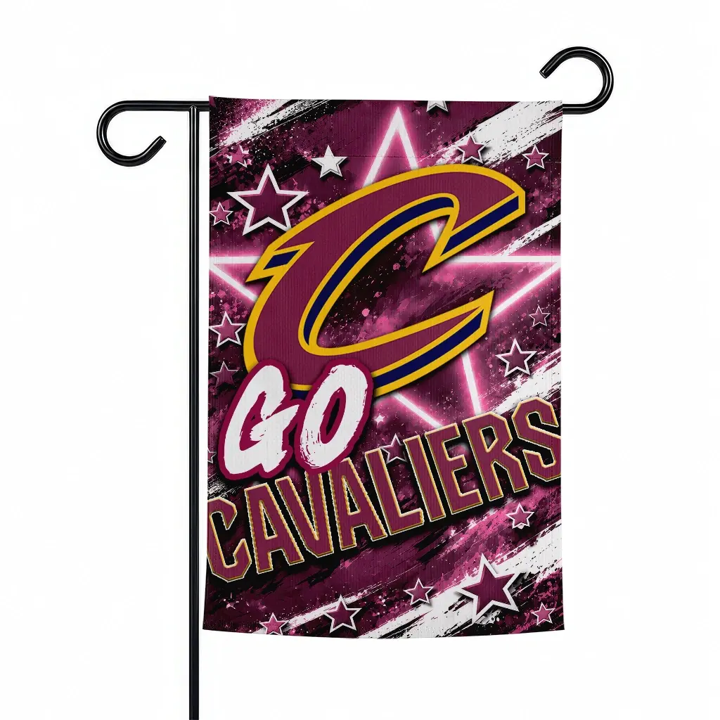 Cleveland Cavaliers Garden Flag Customized Glowing Star Wine Best Selling Cleveland Cavaliers Garden Flag Customized Glowing Star Wine Best Selling
