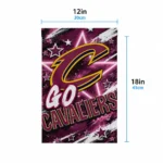 Cleveland Cavaliers Garden Flag Customized Glowing Star Wine Best Selling