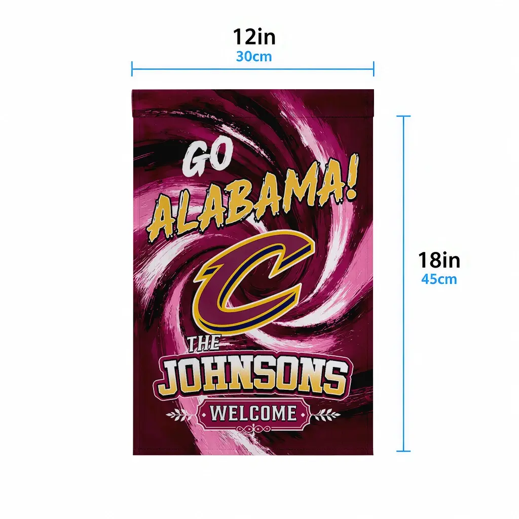 Cleveland Cavaliers Garden Flag Customized Swirl Vortex Wine High Quality Cleveland Cavaliers Garden Flag Customized Swirl Vortex Wine High Quality