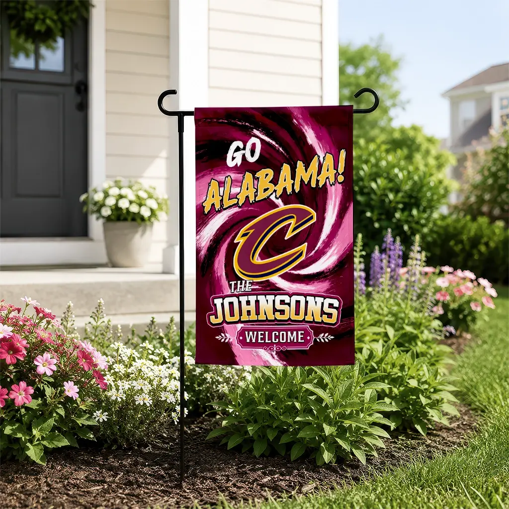 Cleveland Cavaliers Garden Flag Customized Swirl Vortex Wine New Arrival Cleveland Cavaliers Garden Flag Customized Swirl Vortex Wine New Arrival