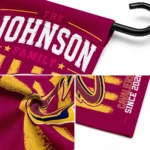 Cleveland Cavaliers Garden Flag Personalized Distressed Stripes Wine Best Selling