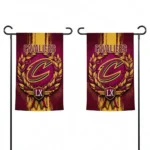 Cleveland Cavaliers Garden Flag Personalized Laurel Wreath Wine Best Selling