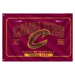 Cleveland Cavaliers House Flag Custom Ornate Border Wine Best Selling
