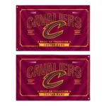 Cleveland Cavaliers House Flag Custom Ornate Border Wine Best Selling