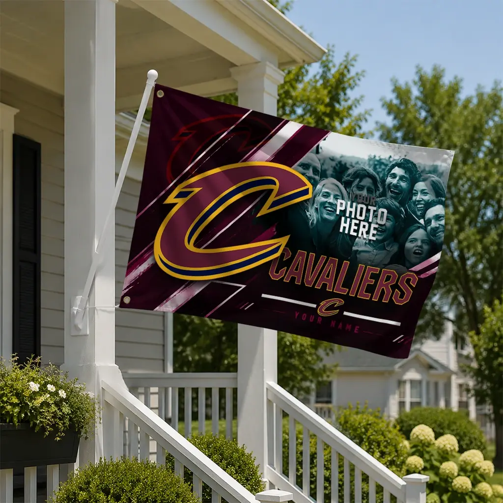 Cleveland Cavaliers House Flag Customized Diagonal Stripes Wine New Arrival Cleveland Cavaliers House Flag Customized Diagonal Stripes Wine New Arrival