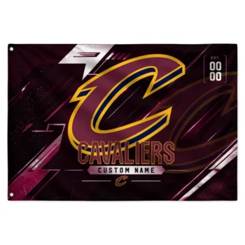 Cleveland Cavaliers House Flag Personalized Speed Slashes Wine Best Selling