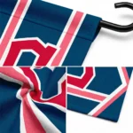 Cleveland Guardians Garden Flag Custom Chevron Stripes Navy Blue Best Selling