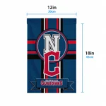 Cleveland Guardians Garden Flag Custom Circle Medallion Navy Blue Best Selling