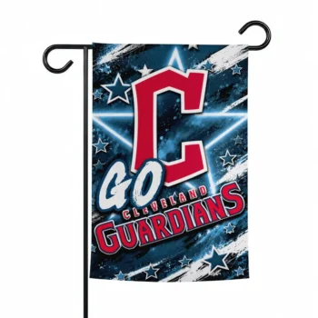 Cleveland Guardians Garden Flag Customized Glowing Star Navy Blue Best Selling