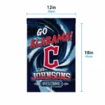 Cleveland Guardians Garden Flag Customized Swirl Vortex Navy Blue Best Selling