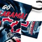 Cleveland Guardians Garden Flag Customized Swirl Vortex Navy Blue Best Selling