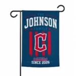 Cleveland Guardians Garden Flag Personalized Distressed Stripes Navy Blue Best Selling