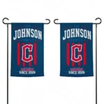 Cleveland Guardians Garden Flag Personalized Distressed Stripes Navy Blue Best Selling