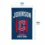 Cleveland Guardians Garden Flag Personalized Distressed Stripes Navy Blue Best Selling