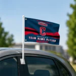 Cleveland Guardians House Flag Custom Brushed Streaks Navy Blue Best Selling