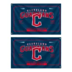 Cleveland Guardians House Flag Custom Ornate Border Navy Blue Best Selling