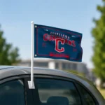 Cleveland Guardians House Flag Custom Ornate Border Navy Blue Best Selling