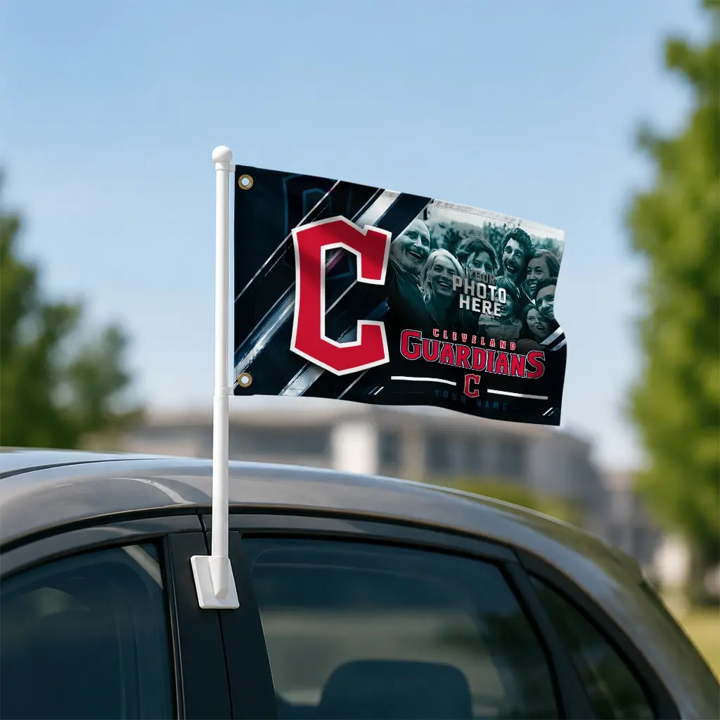 Cleveland Guardians House Flag Customized Diagonal Stripes Navy Blue Latest Model Cleveland Guardians House Flag Customized Diagonal Stripes Navy Blue Latest Model