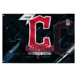 Cleveland Guardians House Flag Personalized Speed Slashes Navy Blue Best Selling