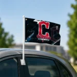 Cleveland Guardians House Flag Personalized Speed Slashes Navy Blue Best Selling