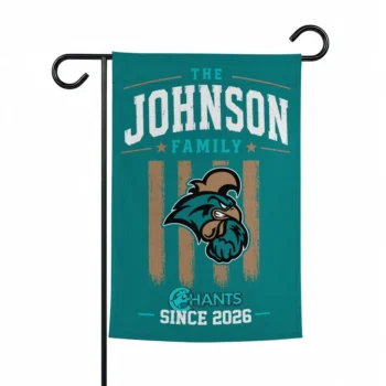Coastal Carolina Chanticleers Garden Flag Custom Distressed Stripes Green Best Selling