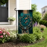 Coastal Carolina Chanticleers Garden Flag Custom Laurel Wreath Green Best Selling