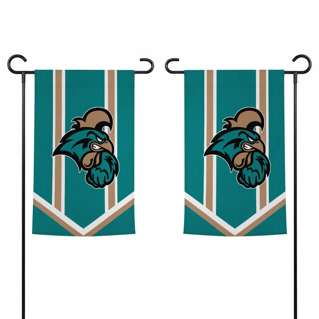 Coastal Carolina Chanticleers Garden Flag Customized Chevron Stripes Green Fashion Forward Coastal Carolina Chanticleers Garden Flag Customized Chevron Stripes Green Fashion Forward