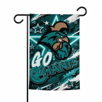 Coastal Carolina Chanticleers Garden Flag Personalized Glowing Star Green Best Selling