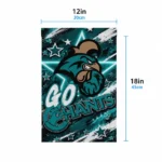 Coastal Carolina Chanticleers Garden Flag Personalized Glowing Star Green Best Selling