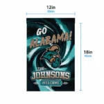 Coastal Carolina Chanticleers Garden Flag Personalized Swirl Vortex Green Best Selling