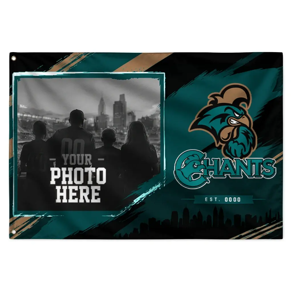 Coastal Carolina Chanticleers House Flag Custom Framed Photo Green Black Best Selling Coastal Carolina Chanticleers House Flag Custom Framed Photo Green Black Best Selling