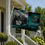 Coastal Carolina Chanticleers House Flag Custom Framed Photo Green Black Best Selling