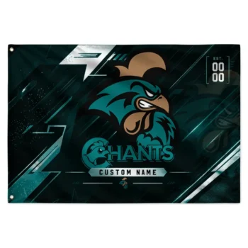 Coastal Carolina Chanticleers House Flag Custom Speed Slashes Green Best Selling