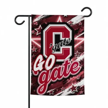 Colgate Raiders Garden Flag Custom Glowing Star Maroon Best Selling