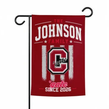 Colgate Raiders Garden Flag Customized Distressed Stripes Maroon Best Selling