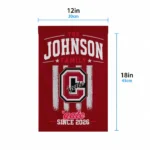Colgate Raiders Garden Flag Customized Distressed Stripes Maroon Best Selling