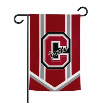 Colgate Raiders Garden Flag Personalized Chevron Stripes Maroon Best Selling